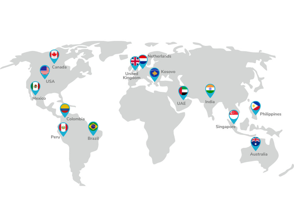 AgileBlue partner map
